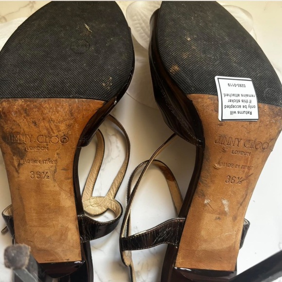 Upcycled bronze Jimmy Choo strappy heels 

These are listed - Picture 5 of 5